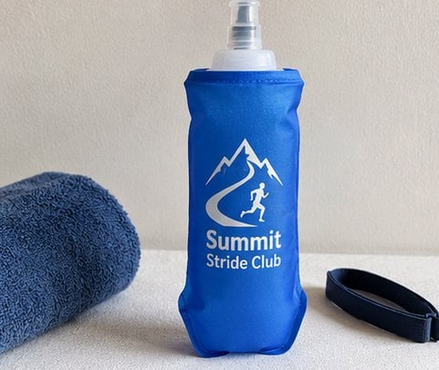 Collapsible Soft Flask with custom branding