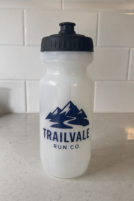 Custom running bottles — customer photo