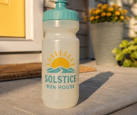 Custom running bottles for small business