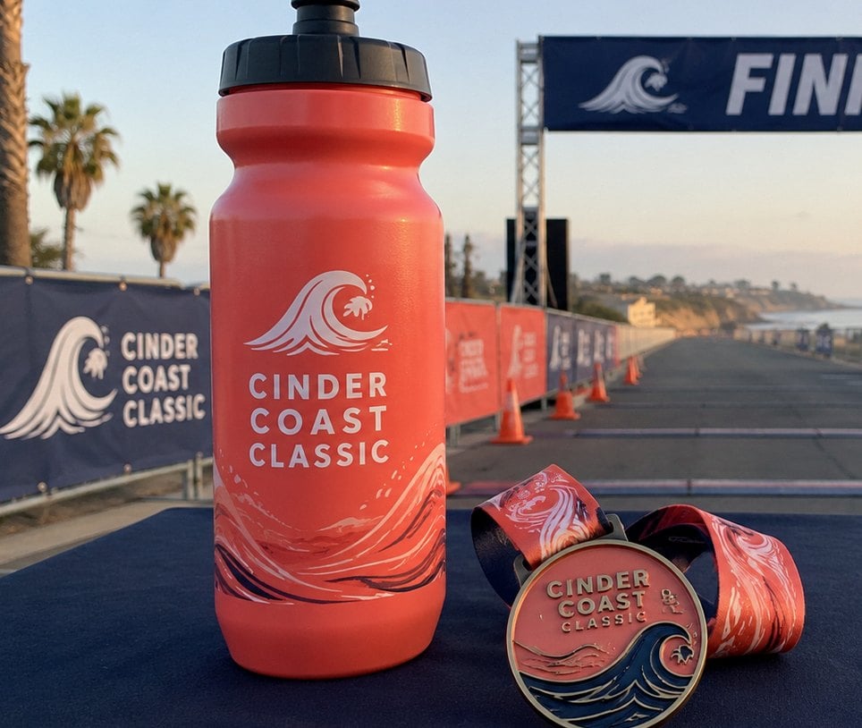 Customized running bottles for race events and marathons