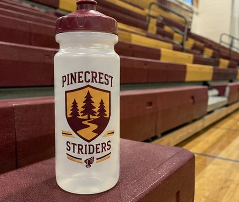 Customized running bottles for schools and youth sports