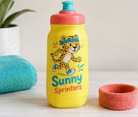 Kids Running Bottle with custom branding